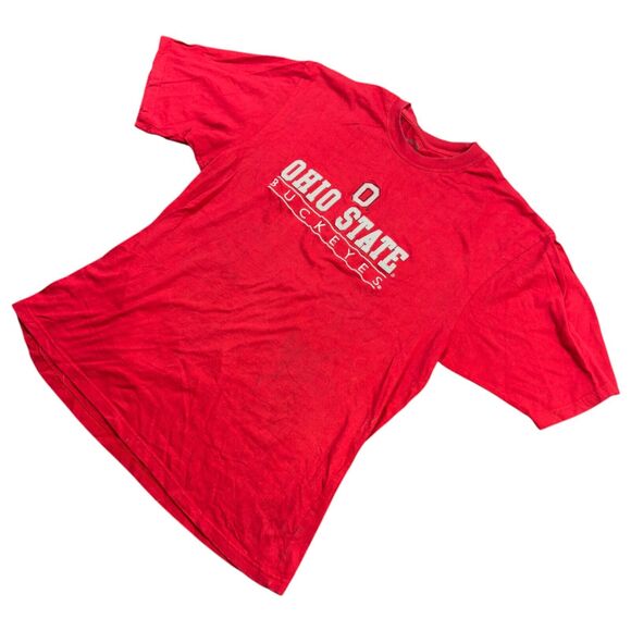 Vintage Cadre Ohio State Buckeyes Football T-Shirt Men's XL Red Short Sleeve - Picture 2 of 6